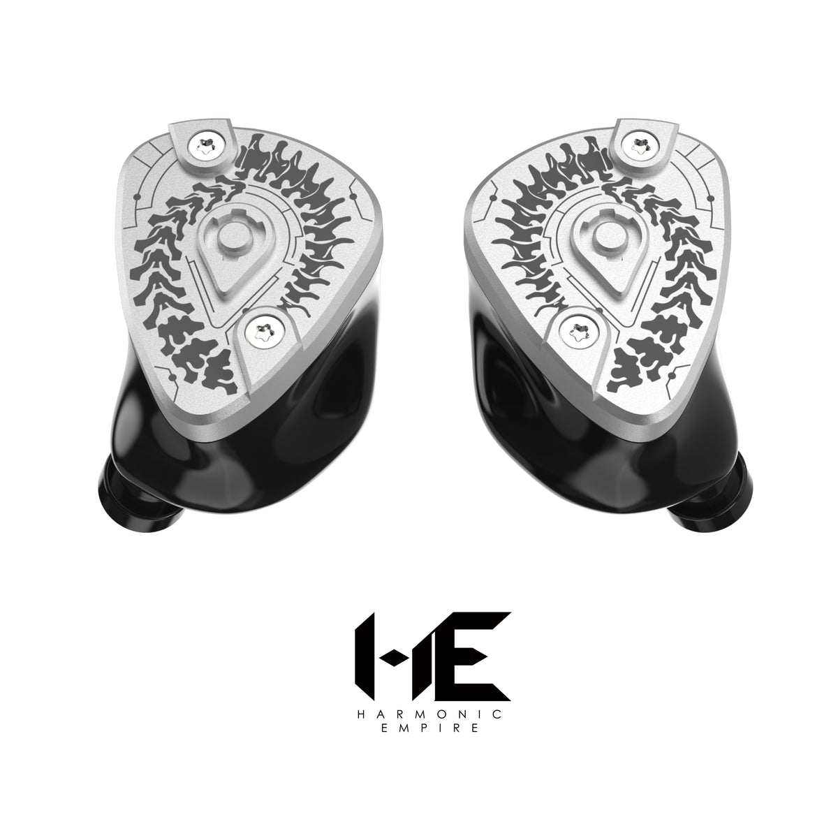 HE Bu Lianshi 1 DD + 4 BA Hybrid Configuration Wired HiFi Headphones, Replaceable cable with dual 3.5/4.4mm interfaces