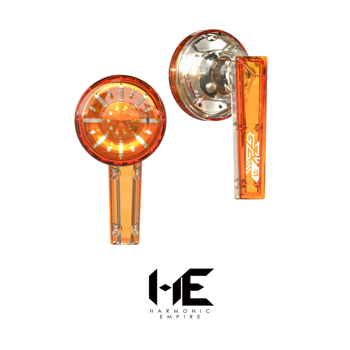 HE Zhuge Guo · Angel Edition 15.4mm Large Diameter Dynamic Driver Flat-Head Earbuds Custom‑tuned sound profile In-Ear Wired Headphones