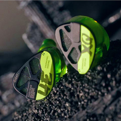 HE XiaoQiao Rock Edition Wired 0.78 2pin In-Ear Headphones with Graphene Dynamic Driver