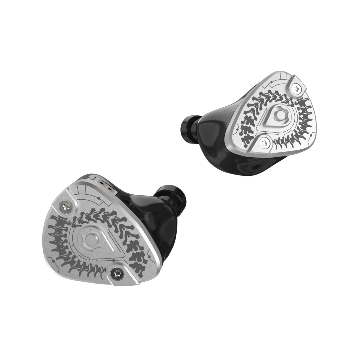 HE Bu Lianshi 1 DD + 4 BA Hybrid Configuration Wired HiFi Headphones, Replaceable cable with dual 3.5/4.4mm interfaces
