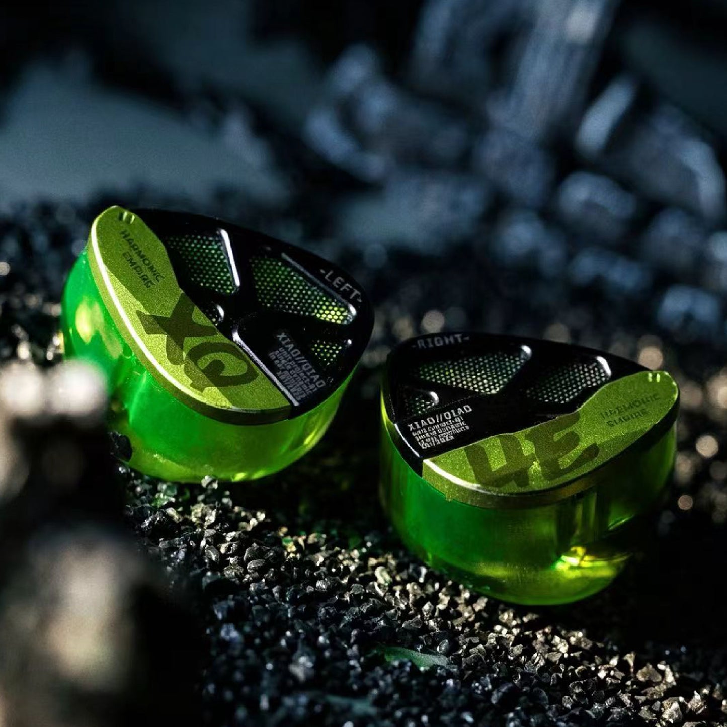 HE XiaoQiao Rock Edition Wired 0.78 2pin In-Ear Headphones with Graphene Dynamic Driver
