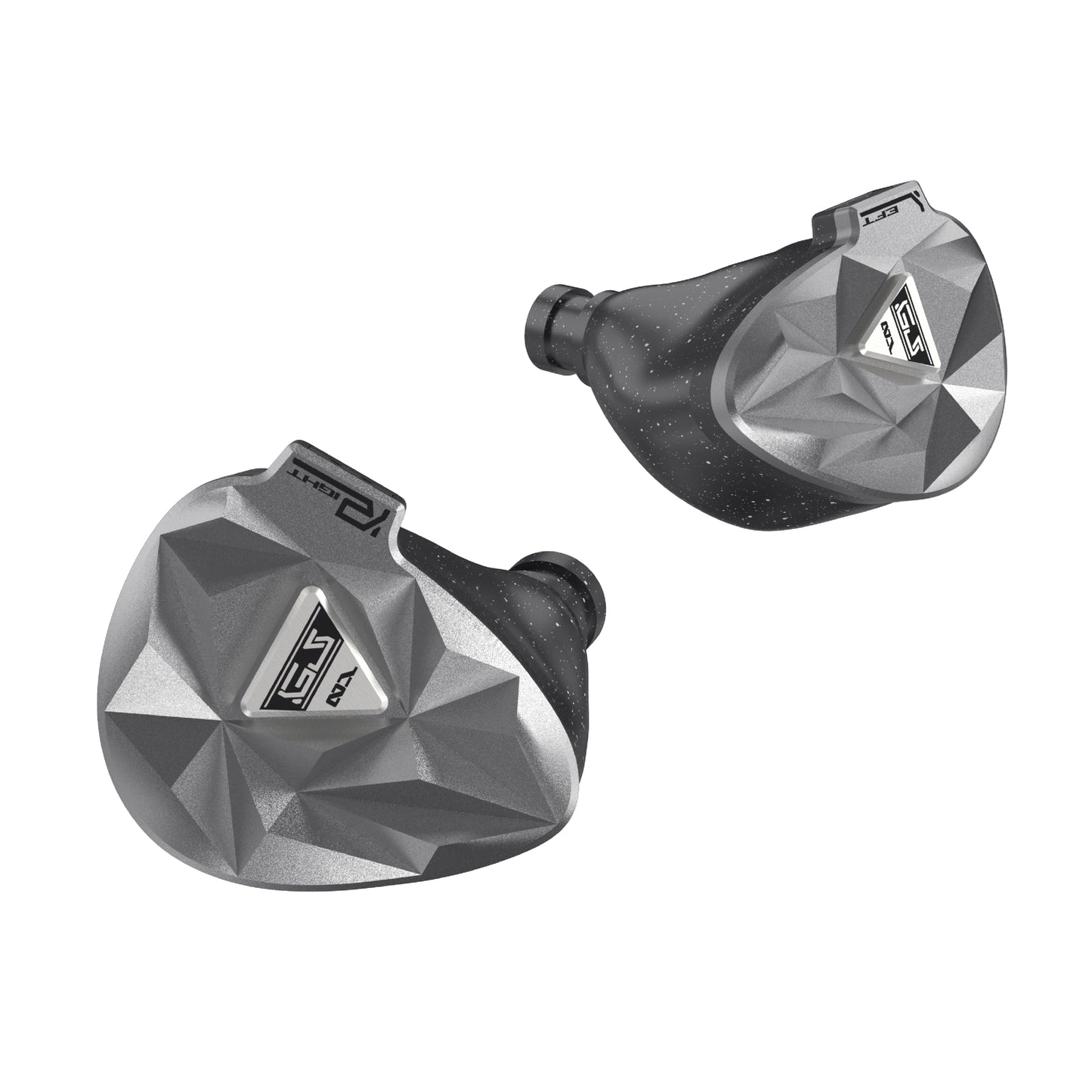 HE GuoJia 10mm Dual Dynamic Driver In-Ear Headphones, 4-Core Oxygen-Free Copper 0.78mm 2-Pin Interchangeable Cable Design