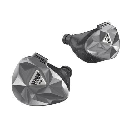 HE GuoJia 10mm Dual Dynamic Driver In-Ear Headphones, 4-Core Oxygen-Free Copper 0.78mm 2-Pin Interchangeable Cable Design