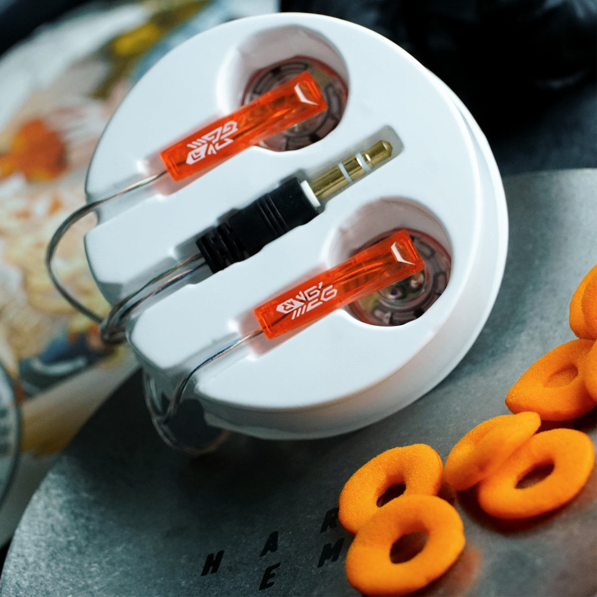 HE Zhuge Guo · Angel Edition 15.4mm Large Diameter Dynamic Driver Flat-Head Earbuds Custom‑tuned sound profile In-Ear Wired Headphones