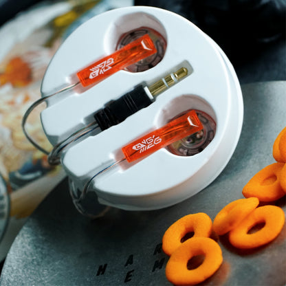 HE Zhuge Guo · Angel Edition 15.4mm Large Diameter Dynamic Driver Flat-Head Earbuds Custom‑tuned sound profile In-Ear Wired Headphones