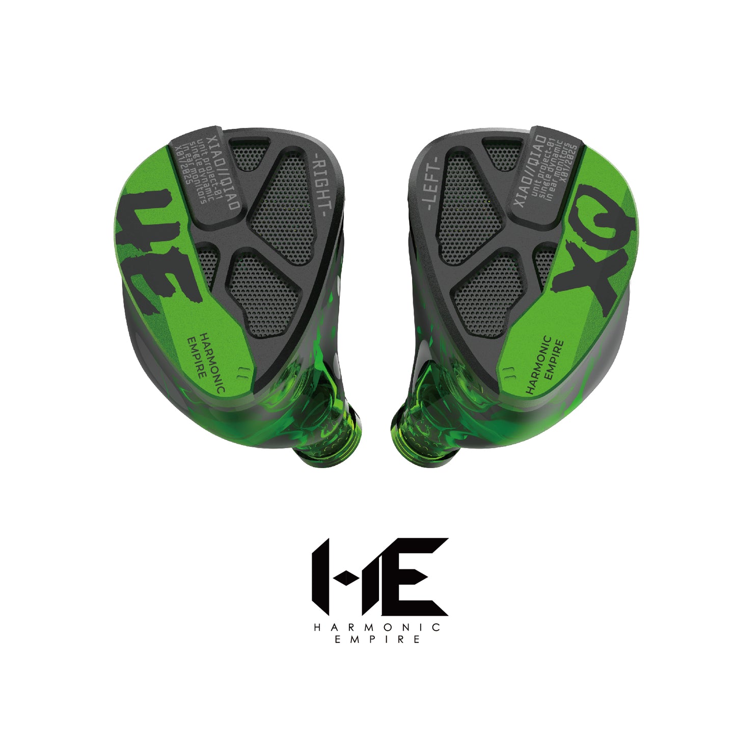 HE XiaoQiao Rock Edition Wired 0.78 2pin In-Ear Headphones with Graphene Dynamic Driver