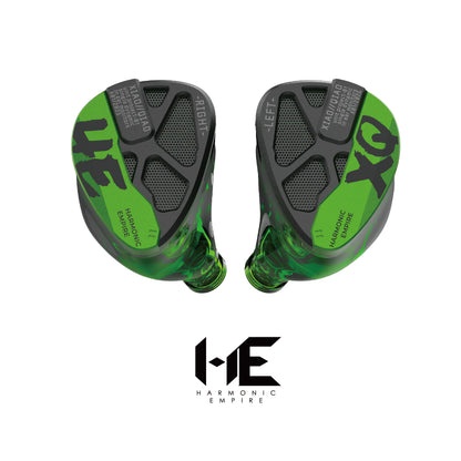 HE XiaoQiao Rock Edition Wired 0.78 2pin In-Ear Headphones with Graphene Dynamic Driver